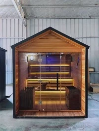 Eco Outdoor Spire Room For Villa Gårdsplass & Hage Bruk Hemlock 2 Person Carbon Detox Wellness